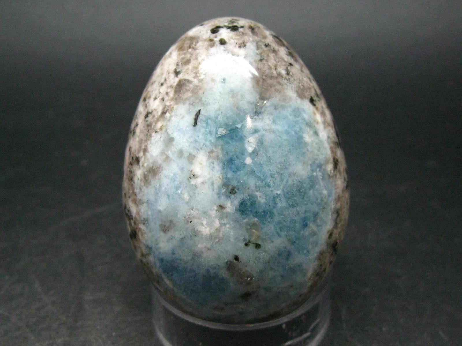 Very Rare Aquamarine In Granite Egg From Colorado Usa - 2.0" - 92.1 Grams