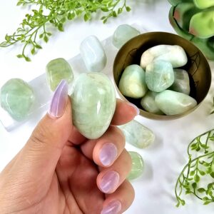 Aquamarine Crystal Large Tumbled Stone - By the Piece Birthstone Minerals Gemstones