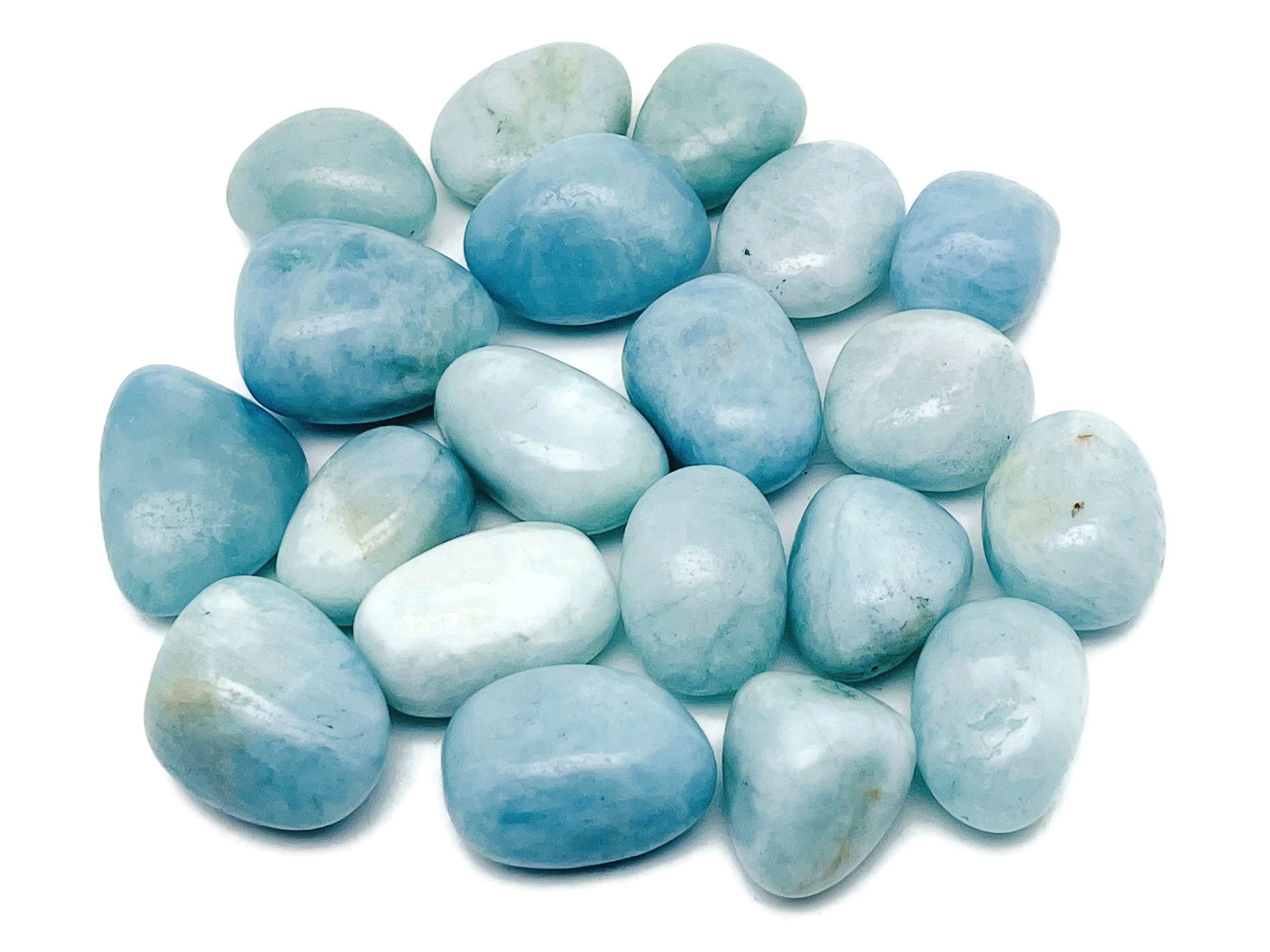 Aquamarine Tumbled Stone – Aquamarine Crystal – Blue Stone – Healing Stone – Tu1234