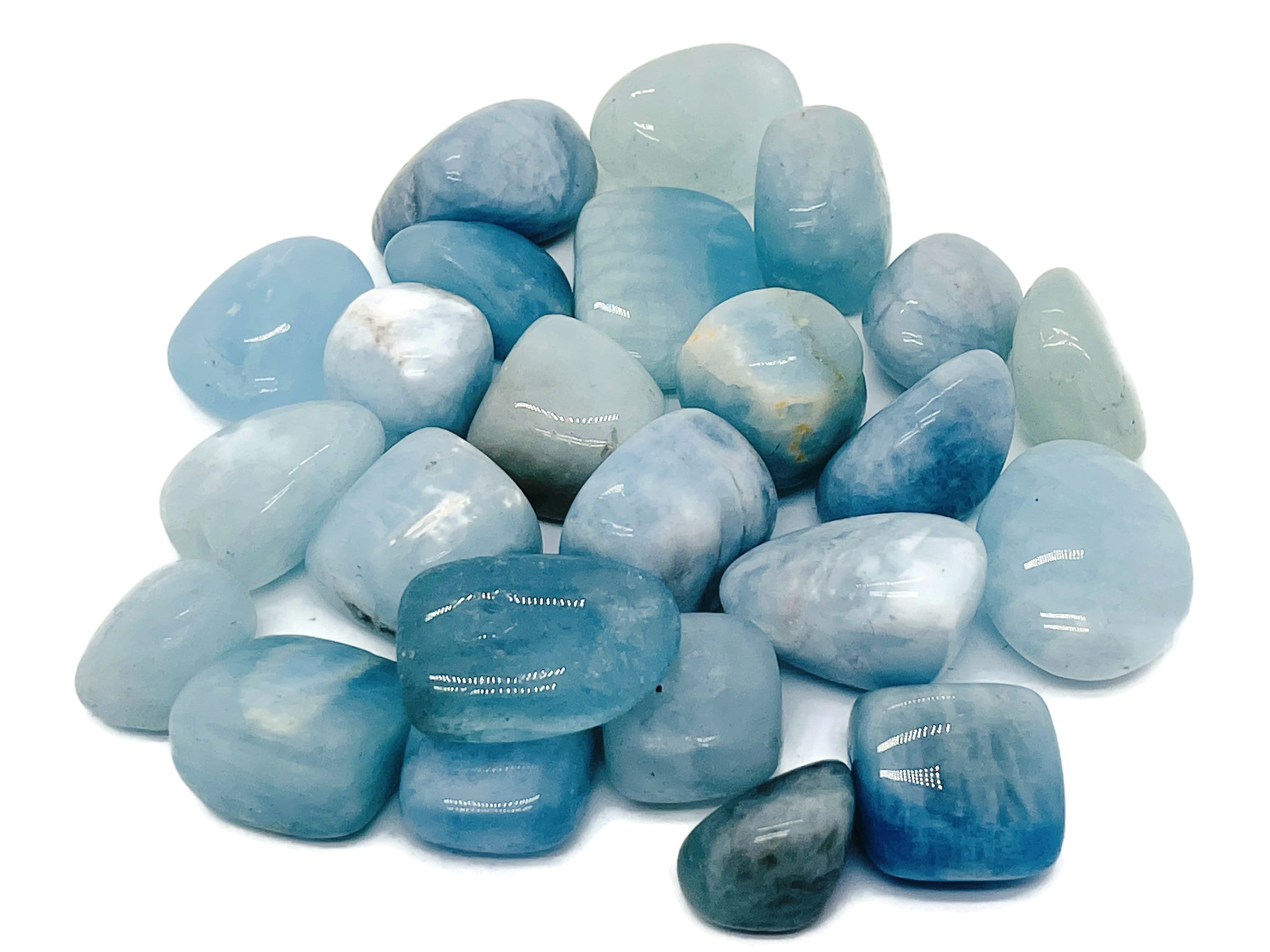 Aquamarine Tumbled Stone – Aquamarine Crystal – Aquamarine Tumbled – Aquamarine Crystal Stone – Tu1019