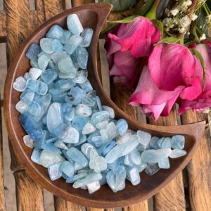 Aquamarine, Aquamarine Tumbles, Qty. 2