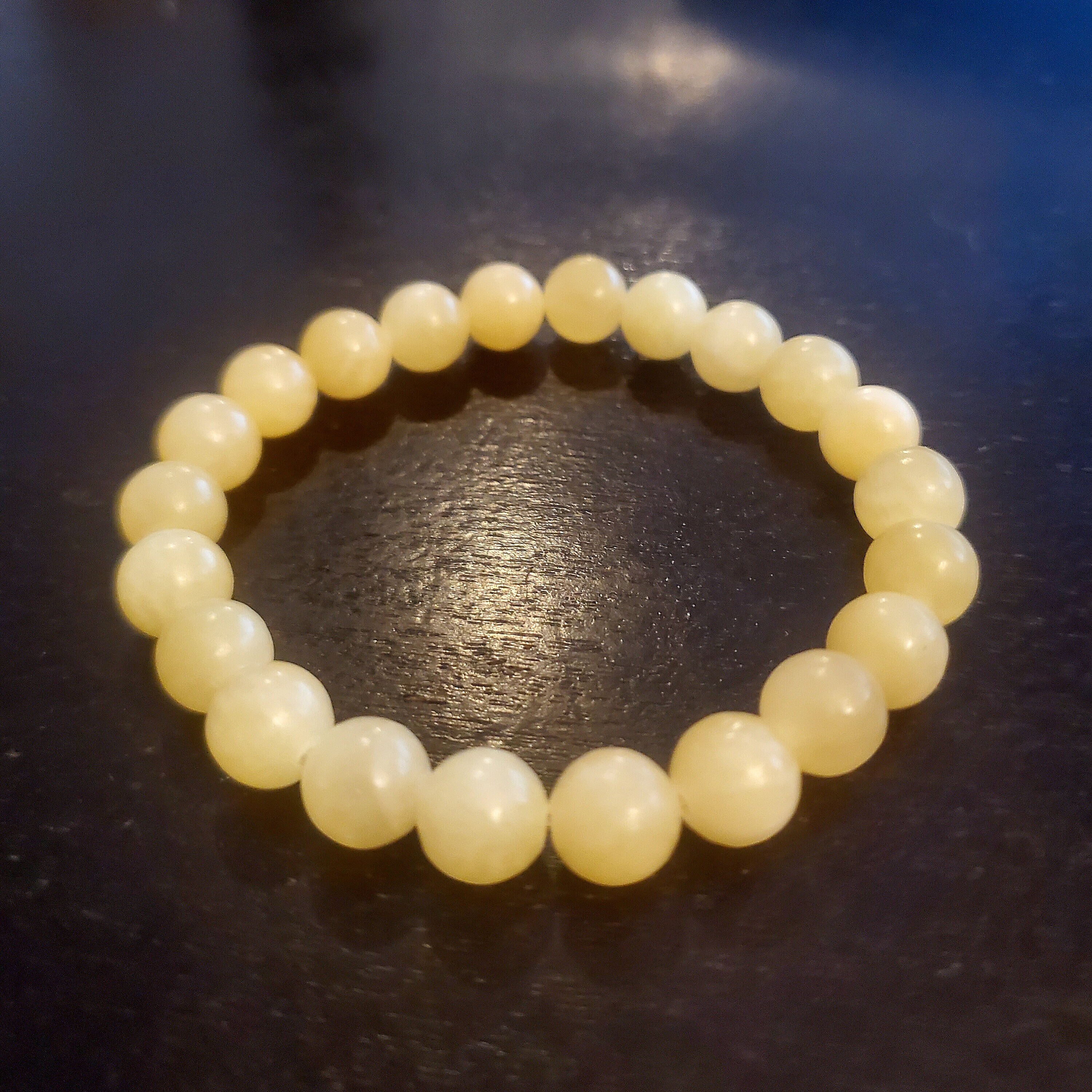 Aragonite Beaded Bracelet