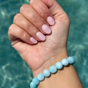 Ultra High Quality Collectors Grade Rare Hemimorphite Blue Aragonite Bracelet, 10mm or 6mm width Ultra High Quality Collectors Grade Rare Hemimorphite Blue Aragonite Bracelet, 10mm or 6mm width