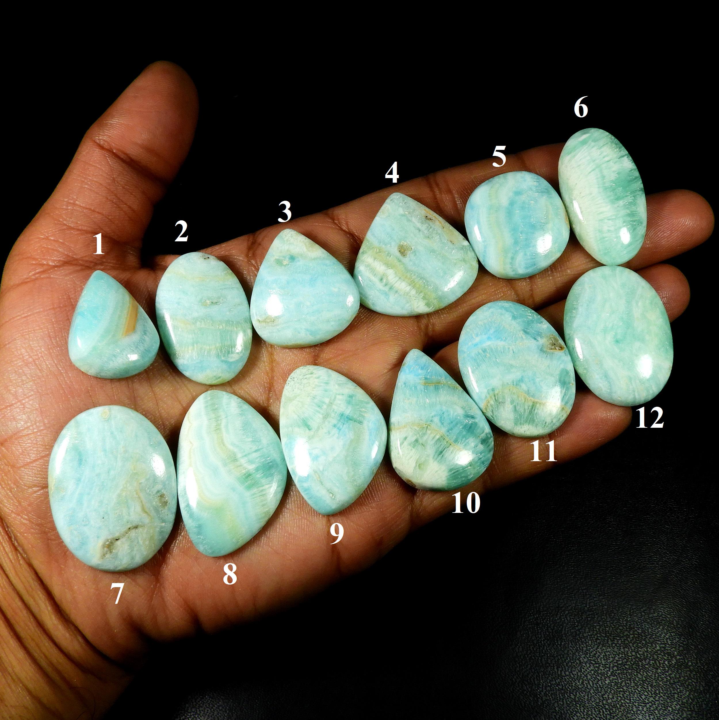 Aragonite Gemstone. Natural Blue Aragonite Cabochon. Wholesale Price Aragonite Crystal Polished Mix Shape Loose For Jewelry. Aragonite Gemstone. Natural Blue Aragonite Cabochon. Wholesale Price Aragonite Crystal Polished Mix Shape Loose For Jewelry.