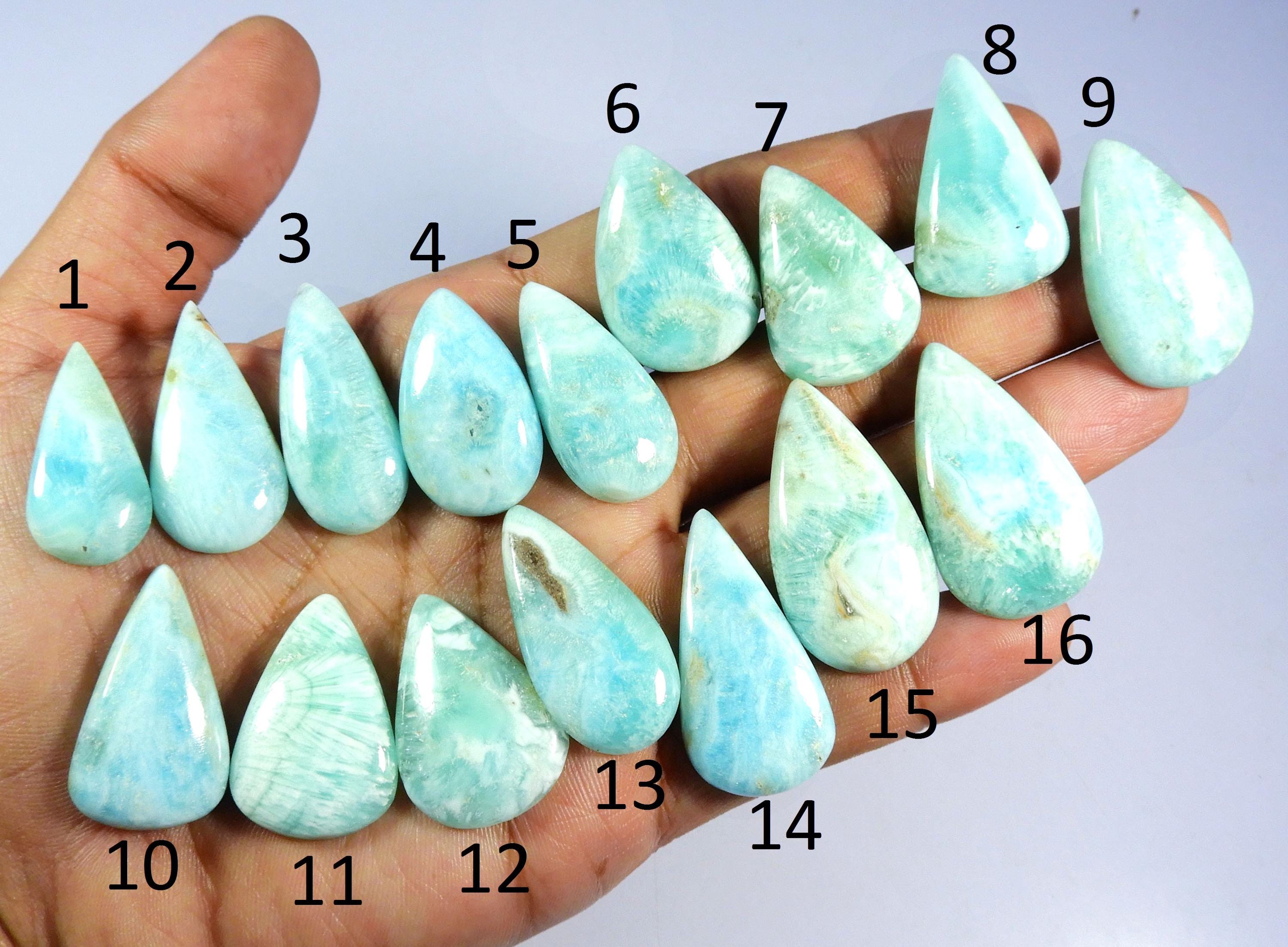 Natural Blue Aragonite Gemstone. Awesome~ Polished Aragonite Cabochon. Wholesale Price Aragonite Crystal Pear Shape Loose For Jewelry. Natural Blue Aragonite Gemstone. Awesome~ Polished Aragonite Cabochon. Wholesale Price Aragonite Crystal Pear Shape Loose For Jewelry.