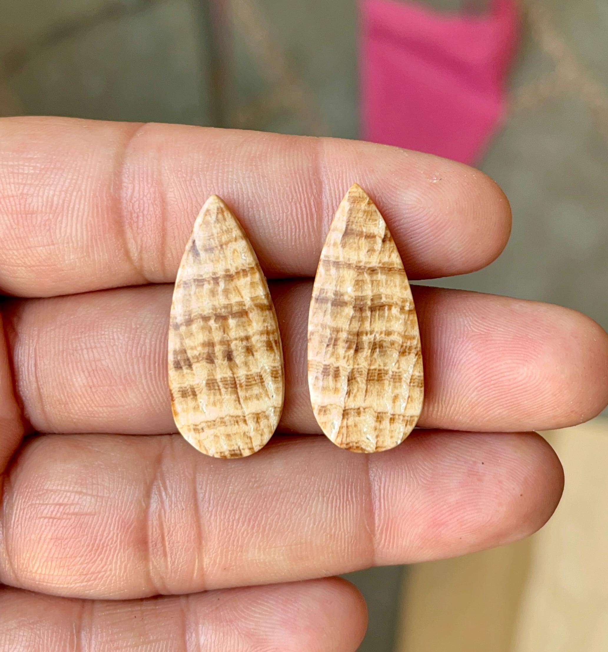 Natural Aragonite Loose Gemstone Cabochon, Happiness Gemstone, Emotional Protection Stone, For Jewelry Making, Gift For Her