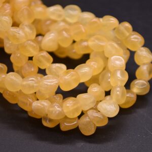 Aragonite Gemstone Tumblestone Nugget Pebble Beads - 5mm - 8mm - 15" Strand