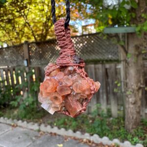 Aragonite Crystal Necklace, Raw Aragonite Jewelry, Grounding Crystal Necklace, Healing Stone Pendant, Macrame Stone Necklace, Boho Necklace Aragonite Crystal Necklace, Raw Aragonite Jewelry, Grounding Crystal Necklace, Healing Stone Pendant, Macrame Stone Necklace, Boho Necklace