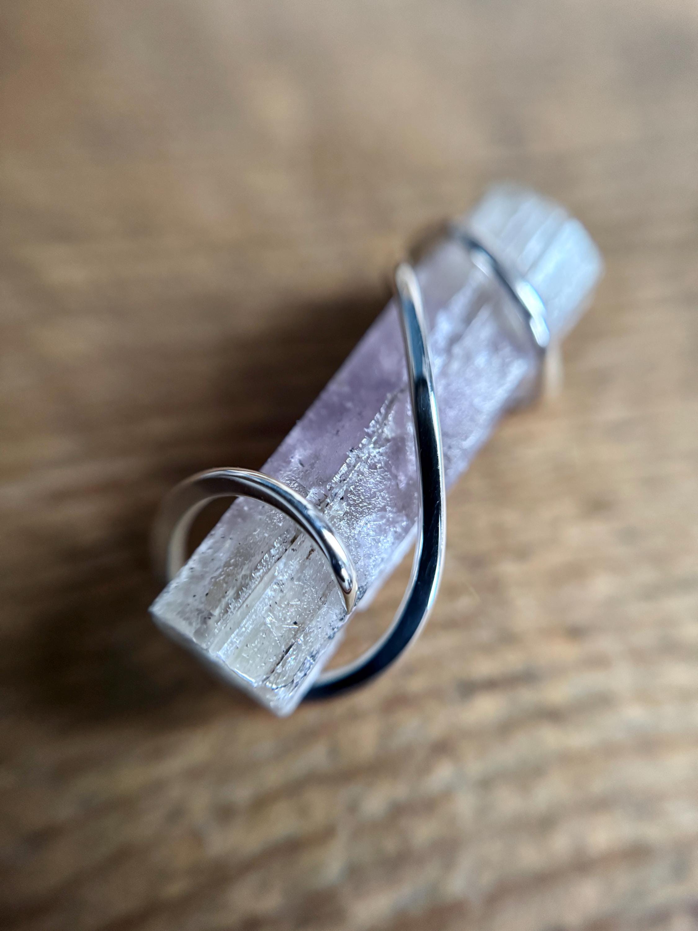 Purple Aragonite In Sterling Silver Pendant