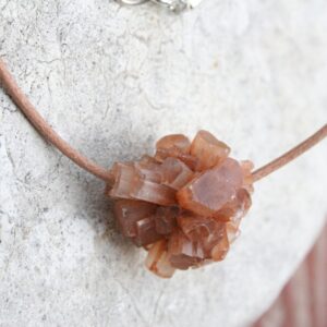 Aragonite Star Cluster Necklace, Healing Crystals And Stones, Aragonite Pendant