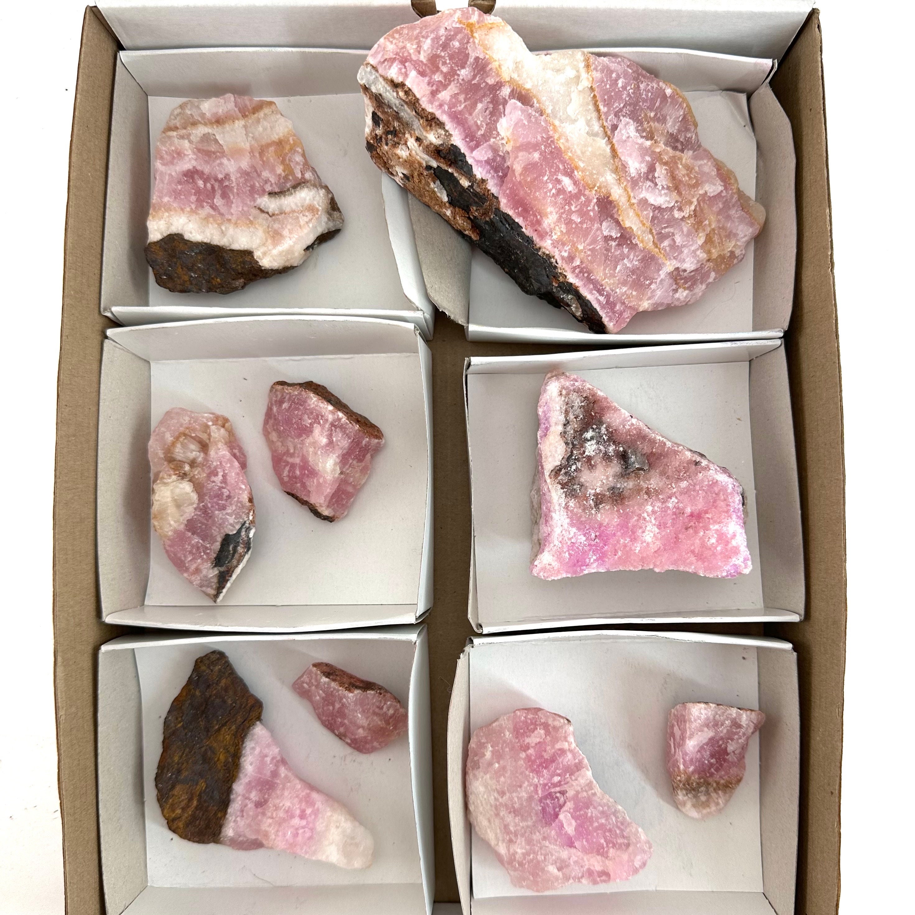 1kg Pink Aragonite Wholesale Lot | Raw Crystal Cluster, Natural Mineral Specimen