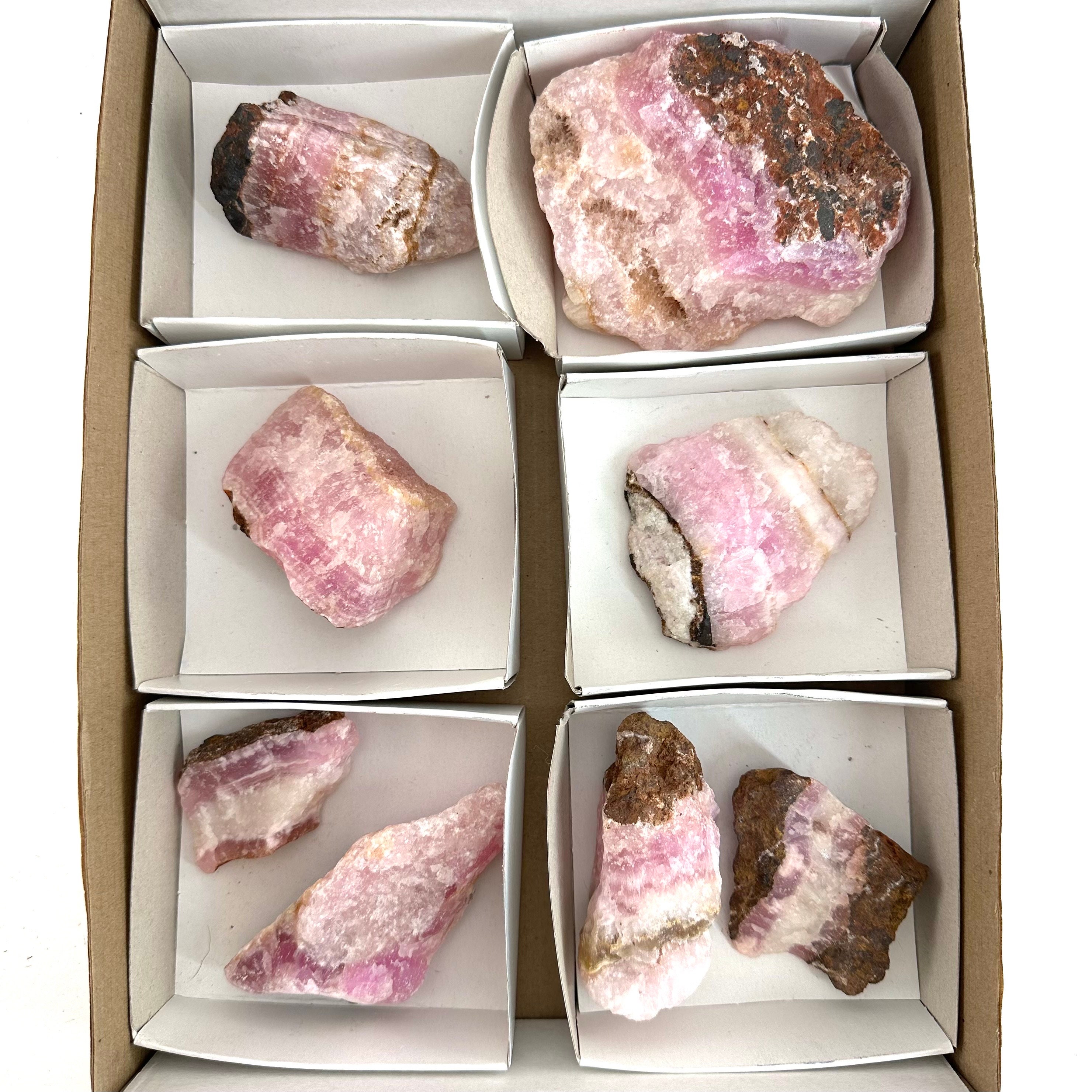 1kg Pink Aragonite Wholesale Lot | Raw Crystal Cluster, Natural Mineral Specimen