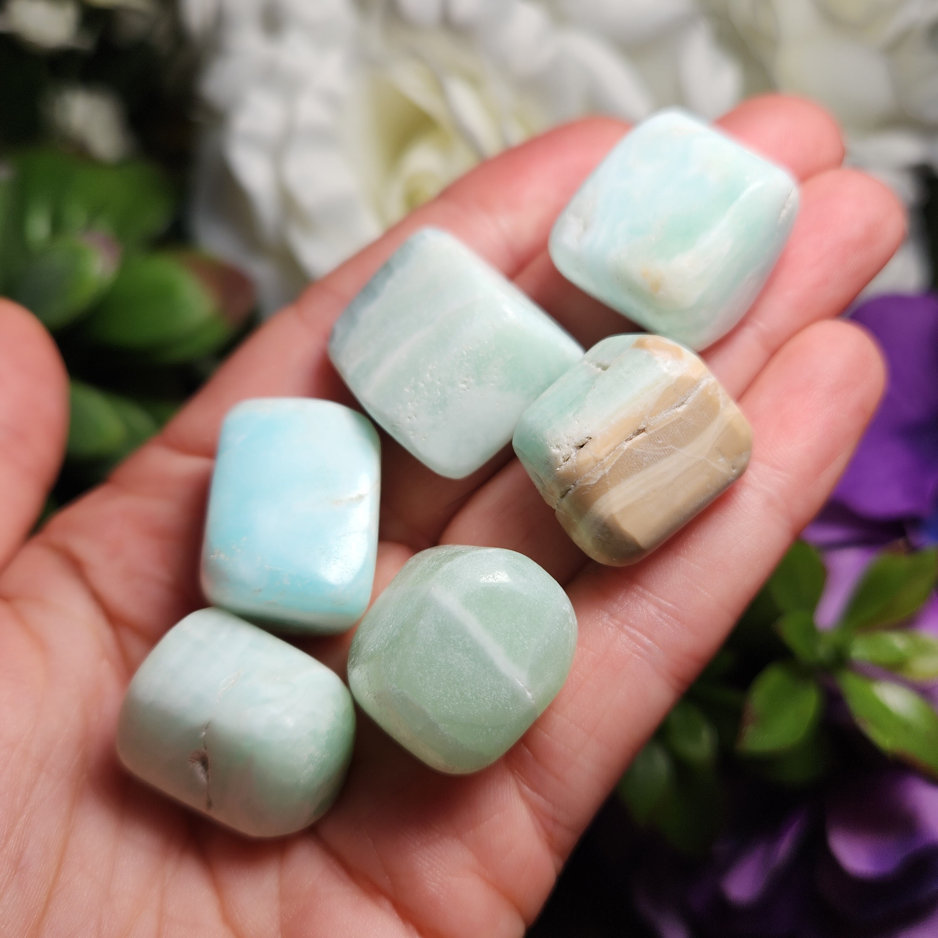 Blue Aragonite - Blue Aragonite Specimen - Aragonite Crystal - Blue Aragonite Crystals - Aragonite Stone - Aragonite Specimen - Aragonite
