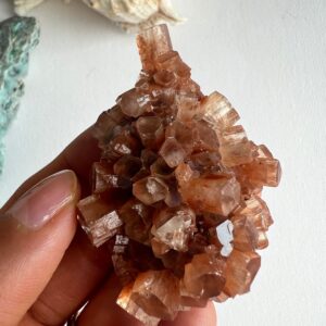 Raw Aragonite Cluster, Aragonite Specimen, Crystal Display Raw Aragonite Cluster, Aragonite Specimen, Crystal Display