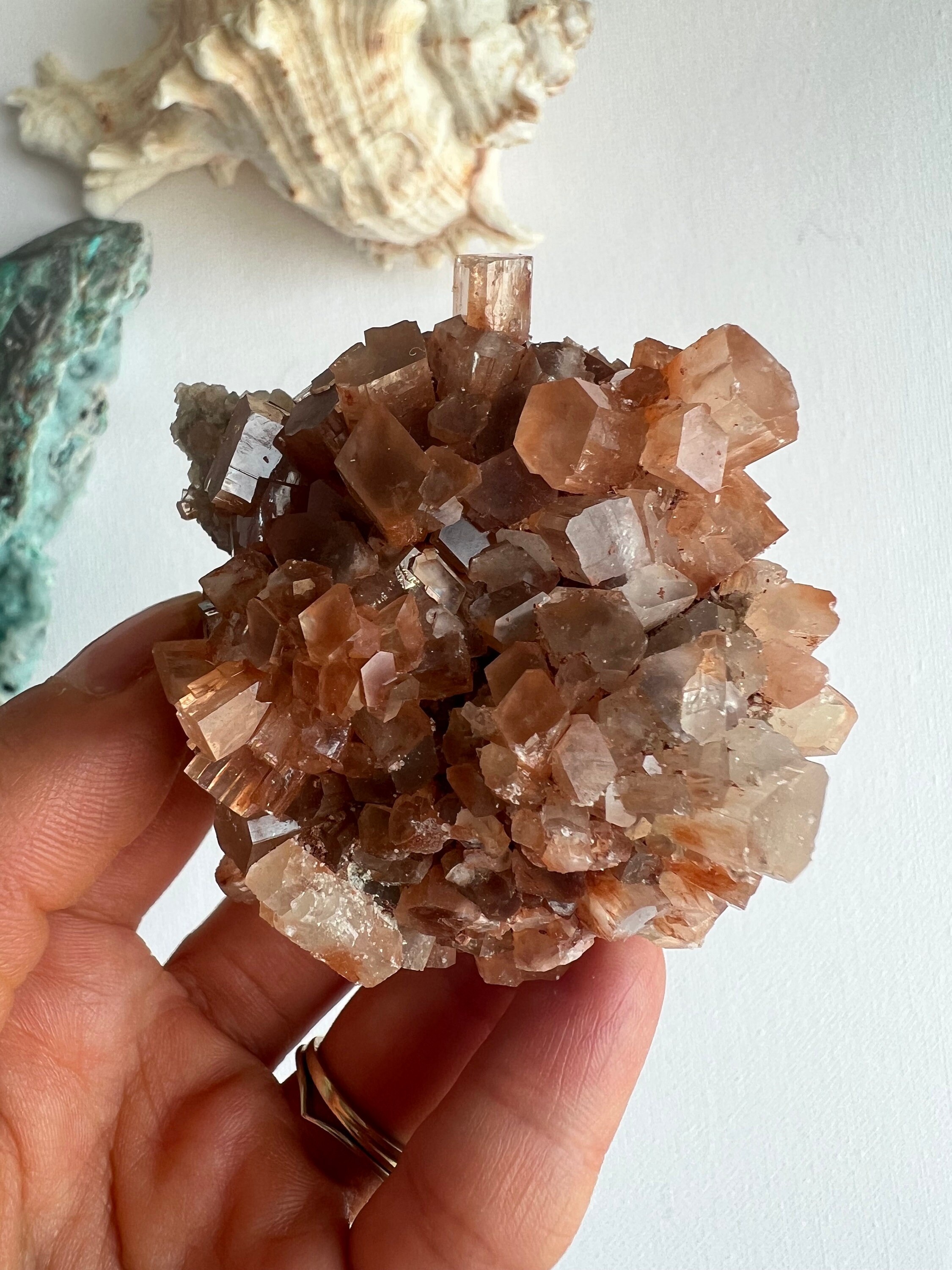 Raw Aragonite Cluster, Aragonite Specimen Raw Aragonite Cluster, Aragonite Specimen