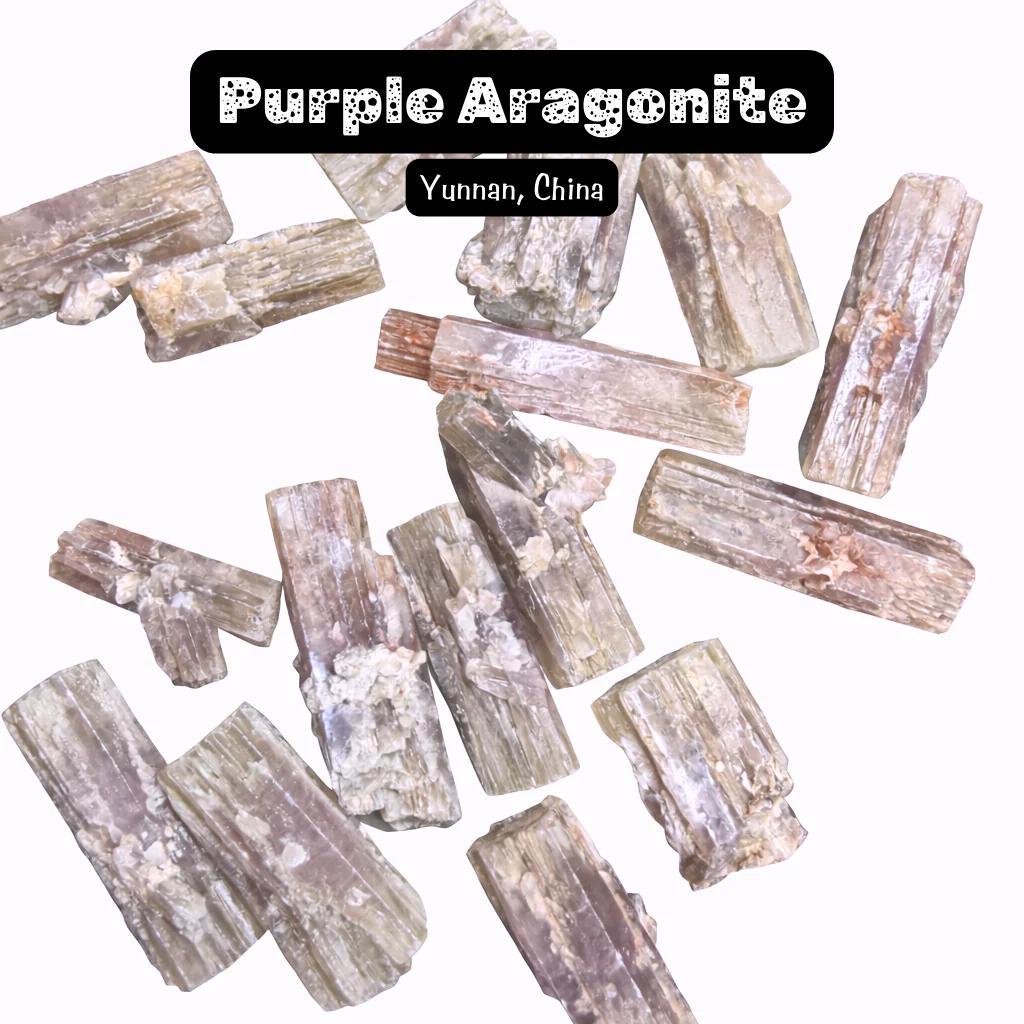 One Purple Aragonite Specimen - Yunnan, China - Natural Purple Aragonite One Purple Aragonite Specimen - Yunnan, China - Natural Purple Aragonite