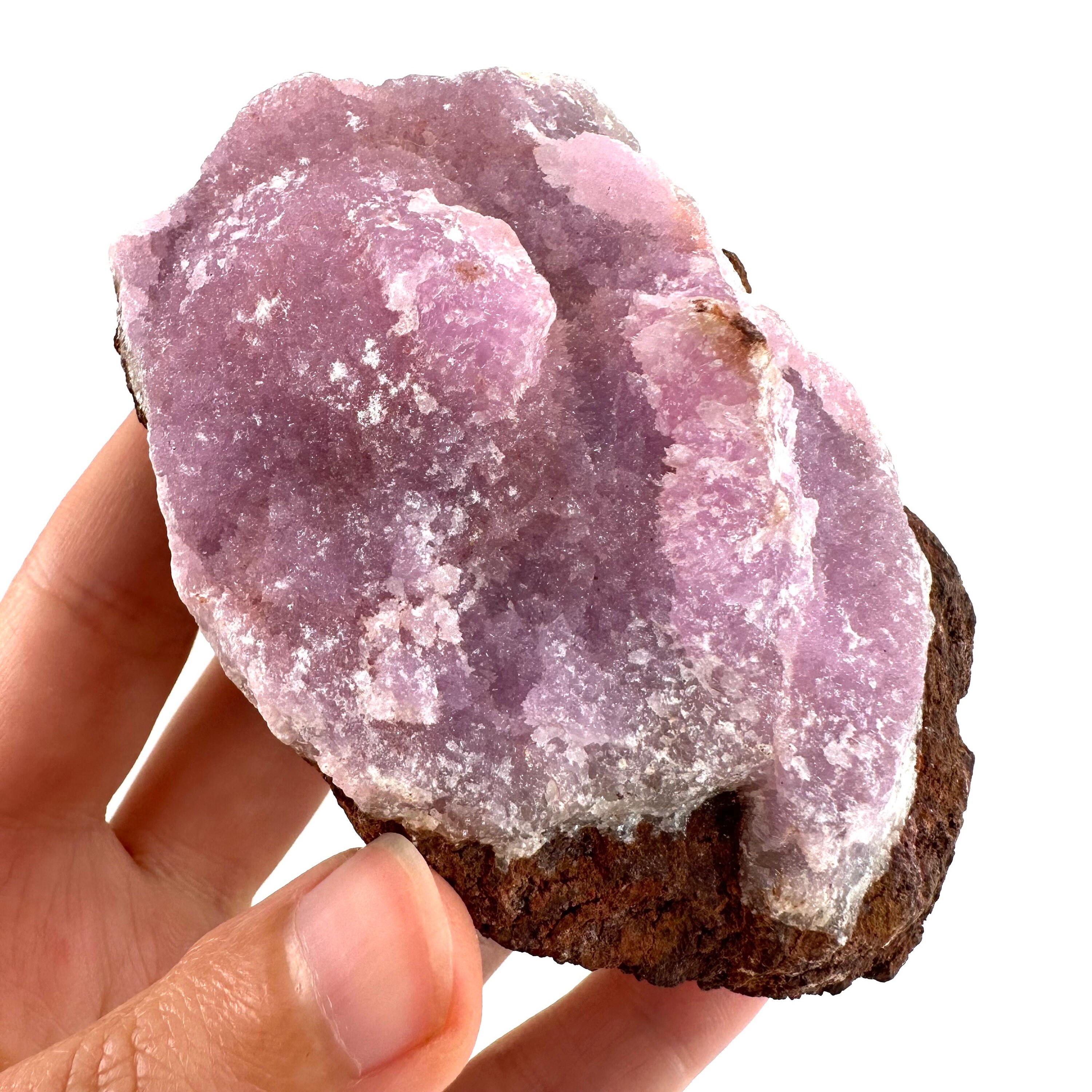 Pink Aragonite | Raw Crystal Cluster, Natural Mineral Specimen