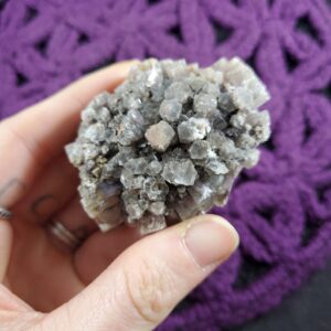 Purple Spanish Aragonite Crystal Cluster Spain Stones Crystals Raw aliens weird stone spiky star mineral Purple Spanish Aragonite Crystal Cluster Spain Stones Crystals Raw aliens weird stone spiky star mineral