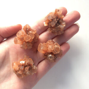Aragonite Sputnik Cluster Natural Mineral Stone 0.5''- 1''- 1.5''