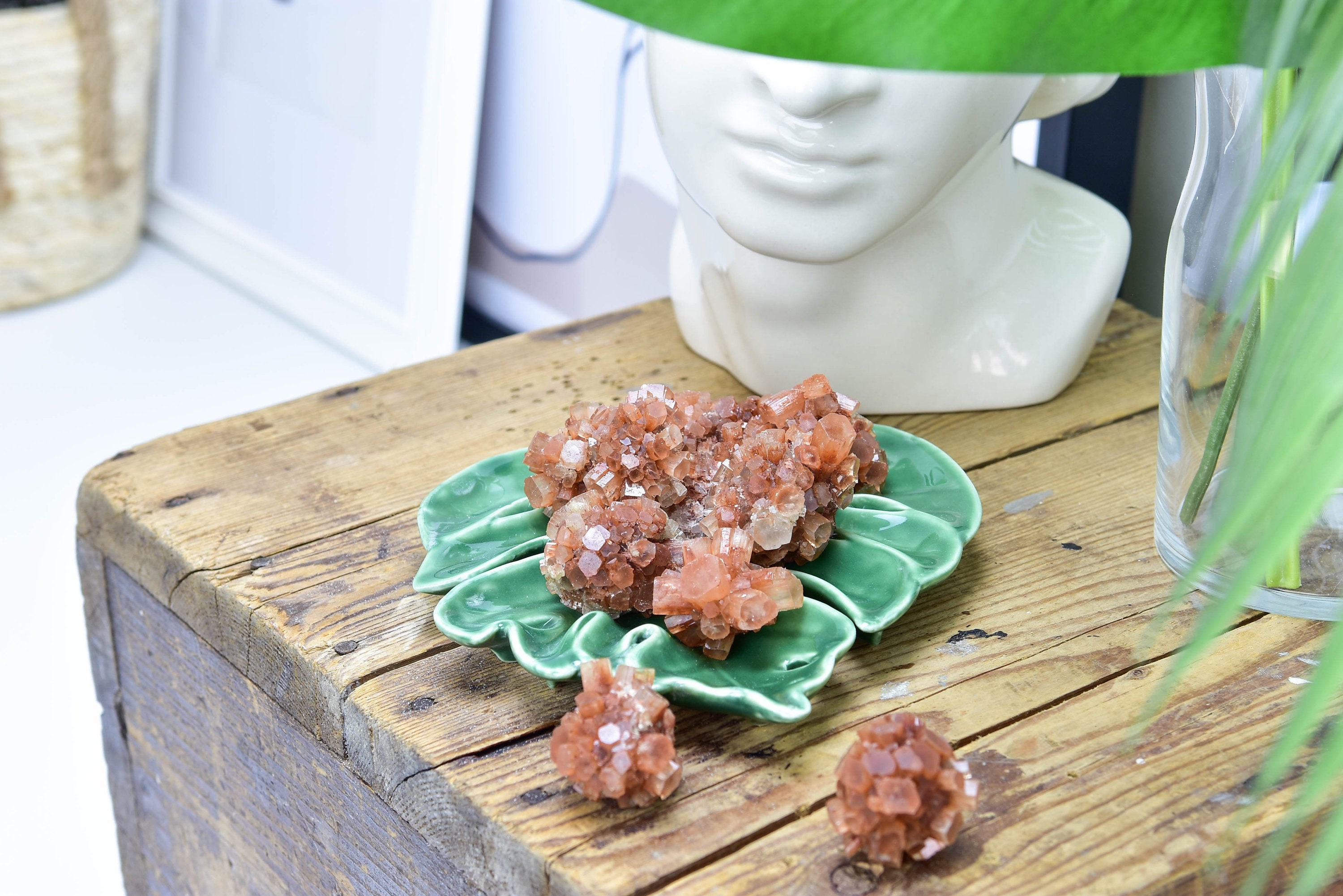 Raw Aragonite Star Cluster: Healing Crystal (1.5 To 2 Inch)