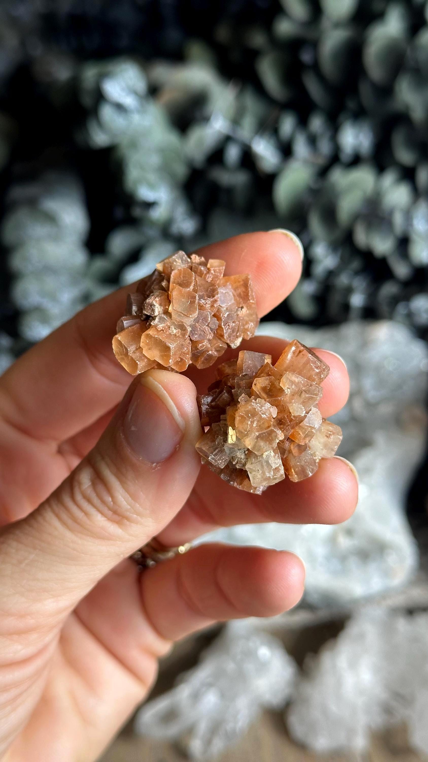 Aragonite Star Crystal Cluster, Raw Aragonite