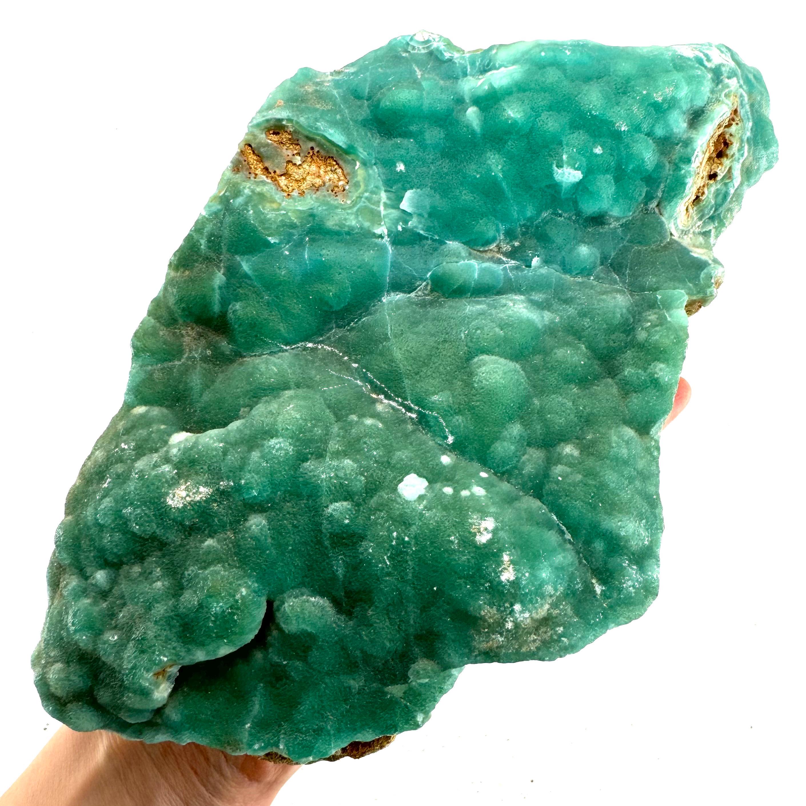 Xl Raw Blue Aragonite Specimen | Botryoidal Crystal From Afghanistan