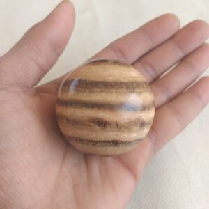 51 MM Polished Aragonite Sphere: Healing Crystal Home Decor 51 MM Polished Aragonite Sphere: Healing Crystal Home Decor