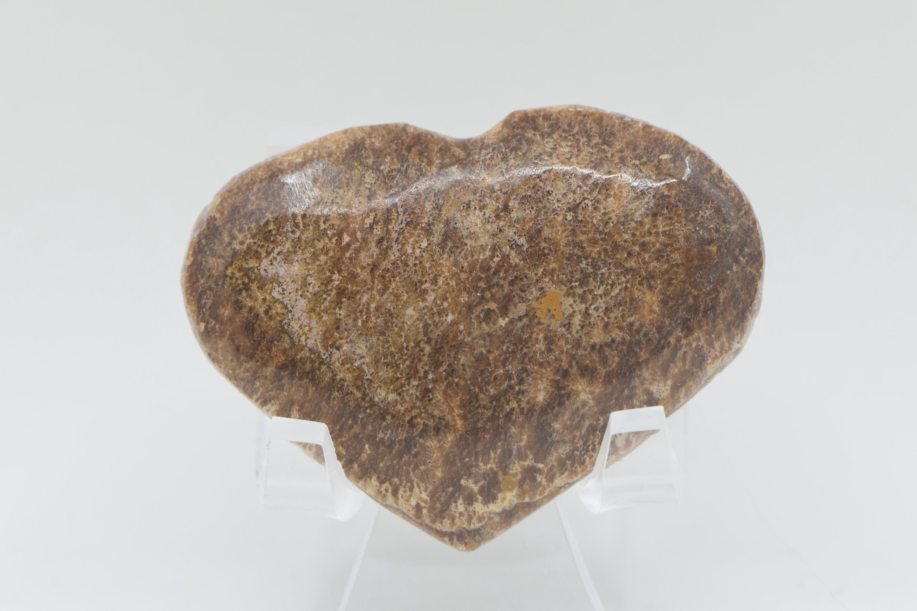 Brown Aragonite Heart