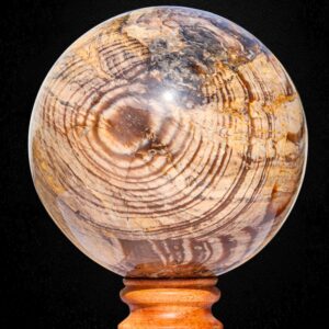 Large Brown Aragonite Sphere 180mm 8kg Morocco Crystal Ball Rare Gemstone Energy Healing Decor
