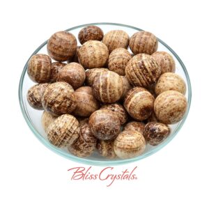 Brown Aragonite Banded Tumbled Stone Aka Cave Aragonite #ca22