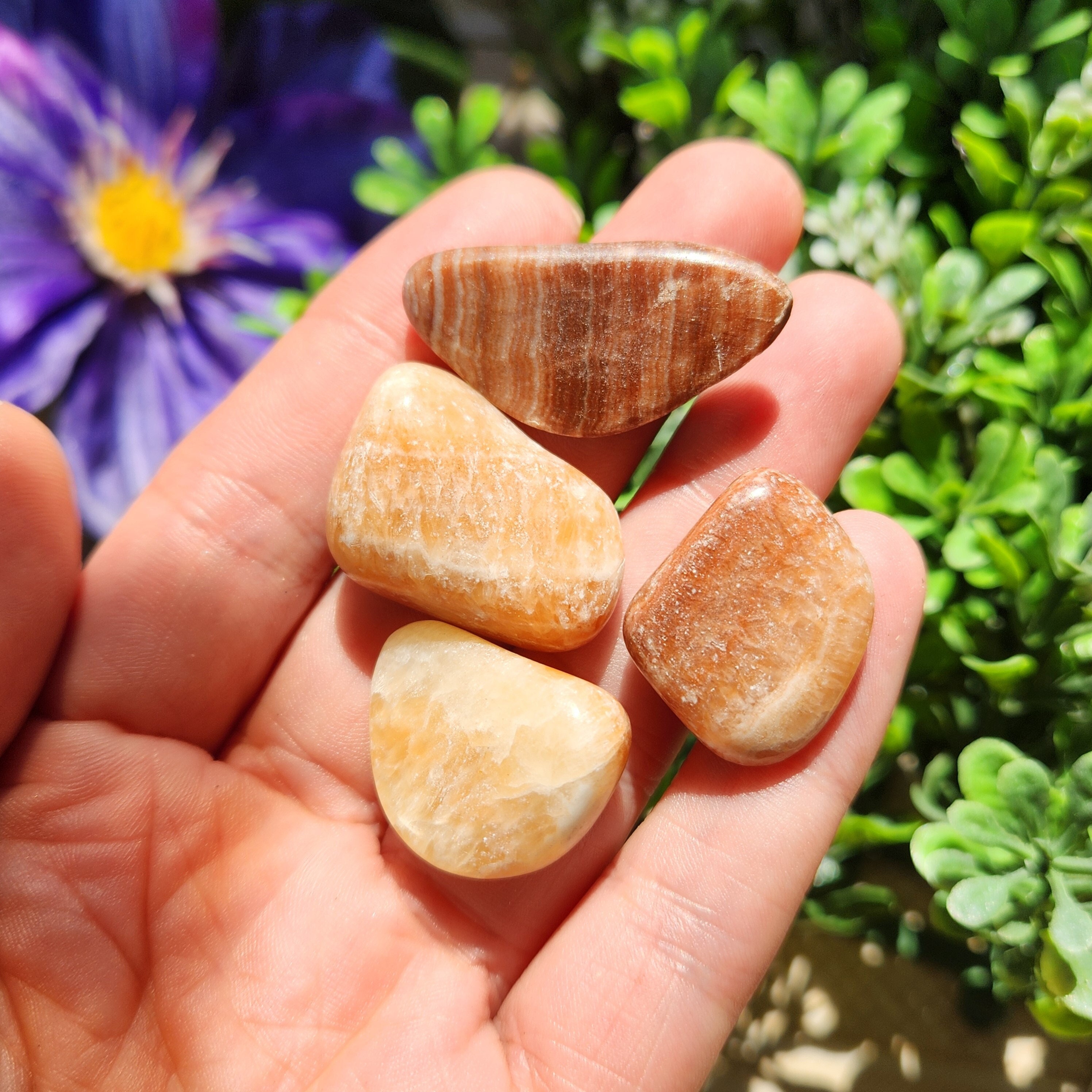 Red Aragonite Crystal - Aragonite Crystal - Red Aragonite - Aragonite Stone - Aragonite Tumbled - Polished Aragonite - Aragonite Specimen
