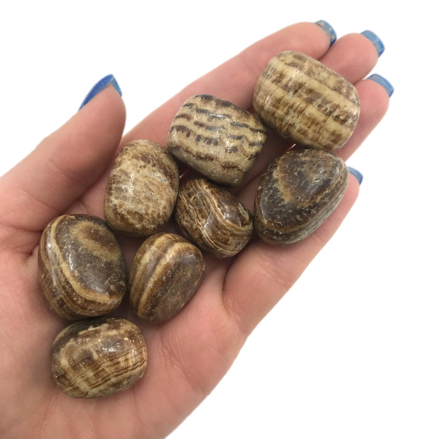 Aragonite Tumbled Stone, Tumbled Aragonite, Pocket Aragonite, T-8