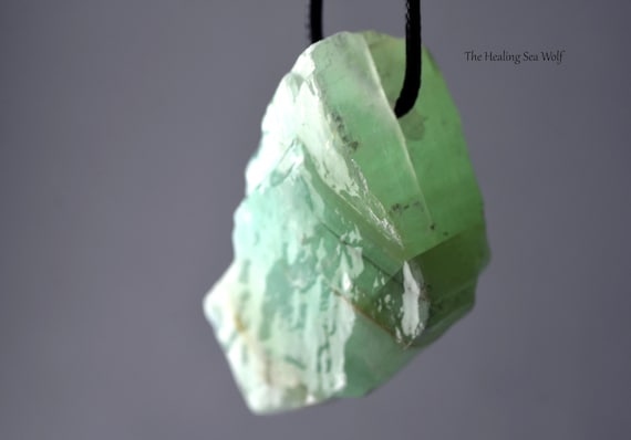 Atlantean-aligned Sea Green Calcite With Rainbows Necklace Deep Oceanic Calmness Renewal Atlantis Codes Aura Cleanse Beautiful Raw Crystal Atlantean-aligned Sea Green Calcite With Rainbows Necklace Deep Oceanic Calmness Renewal Atlantis Codes Aura Cleanse Beautiful Raw Crystal