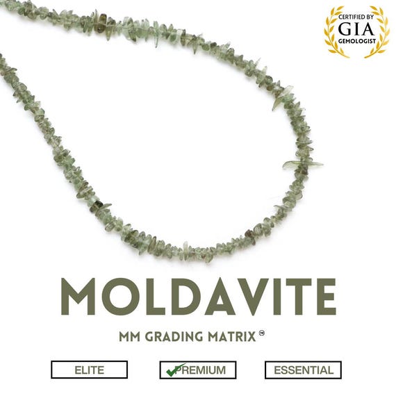 Authentic Moldavite Flush Smooth Chips Beads, 4 Mm To 7 Mm, Czech Republic Chips, Genuine Moldavite Chips, 8 Inch/ 18 Inch Strand