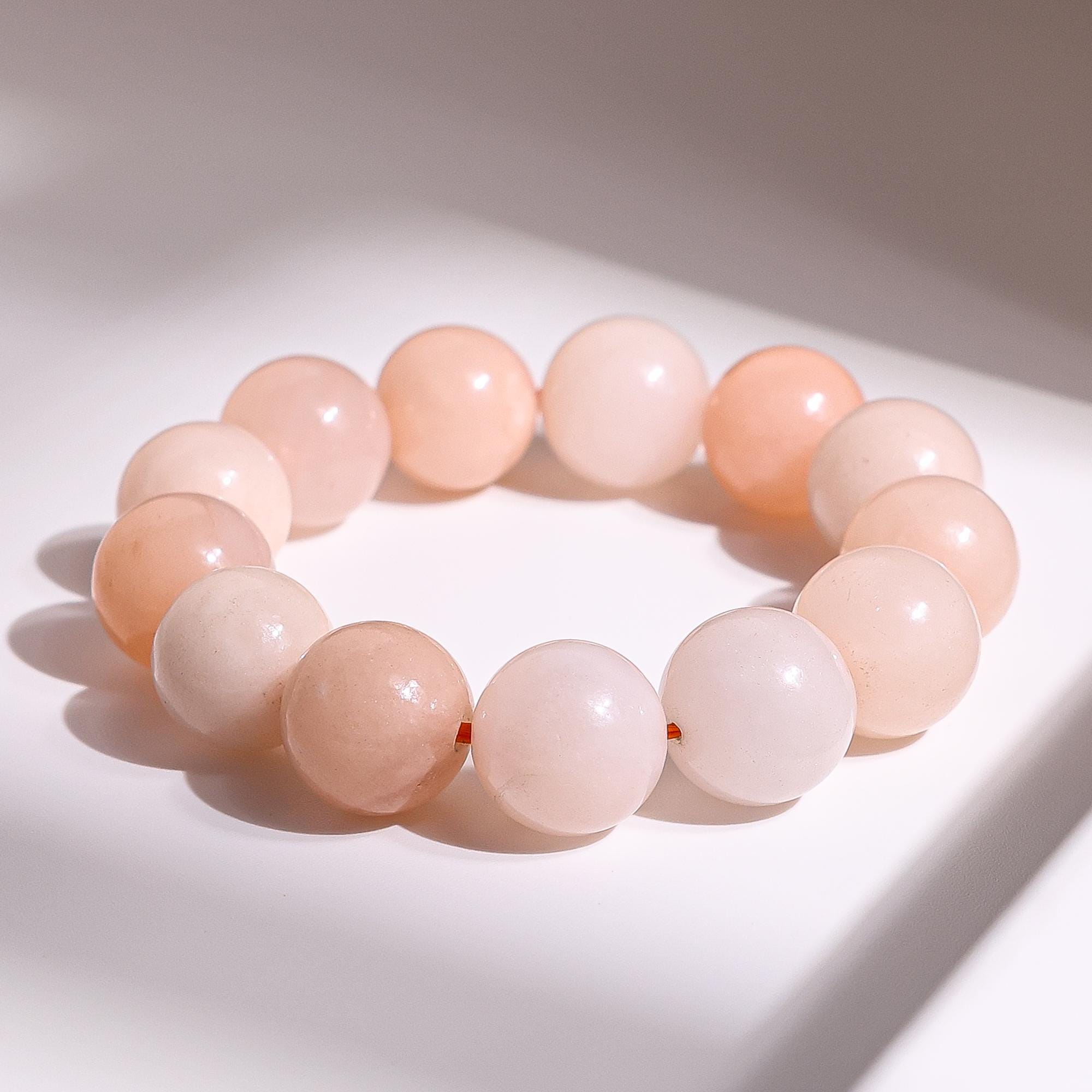 16mm Genuine Natural Coral Pink Aventurine Round Big Size Beads Gemstone Bracelet For Man And Woman,healing Crystal Bracelet 16mm Genuine Natural Coral Pink Aventurine Round Big Size Beads Gemstone Bracelet For Man And Woman,healing Crystal Bracelet