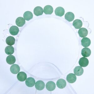 8MM Matte Parsley Bunch Aventurine Beads Bracelet Grade AAA Genuine Natural Round Gemstone 7" BULK LOT 1,3,5,10 and 50 (106740h-062)