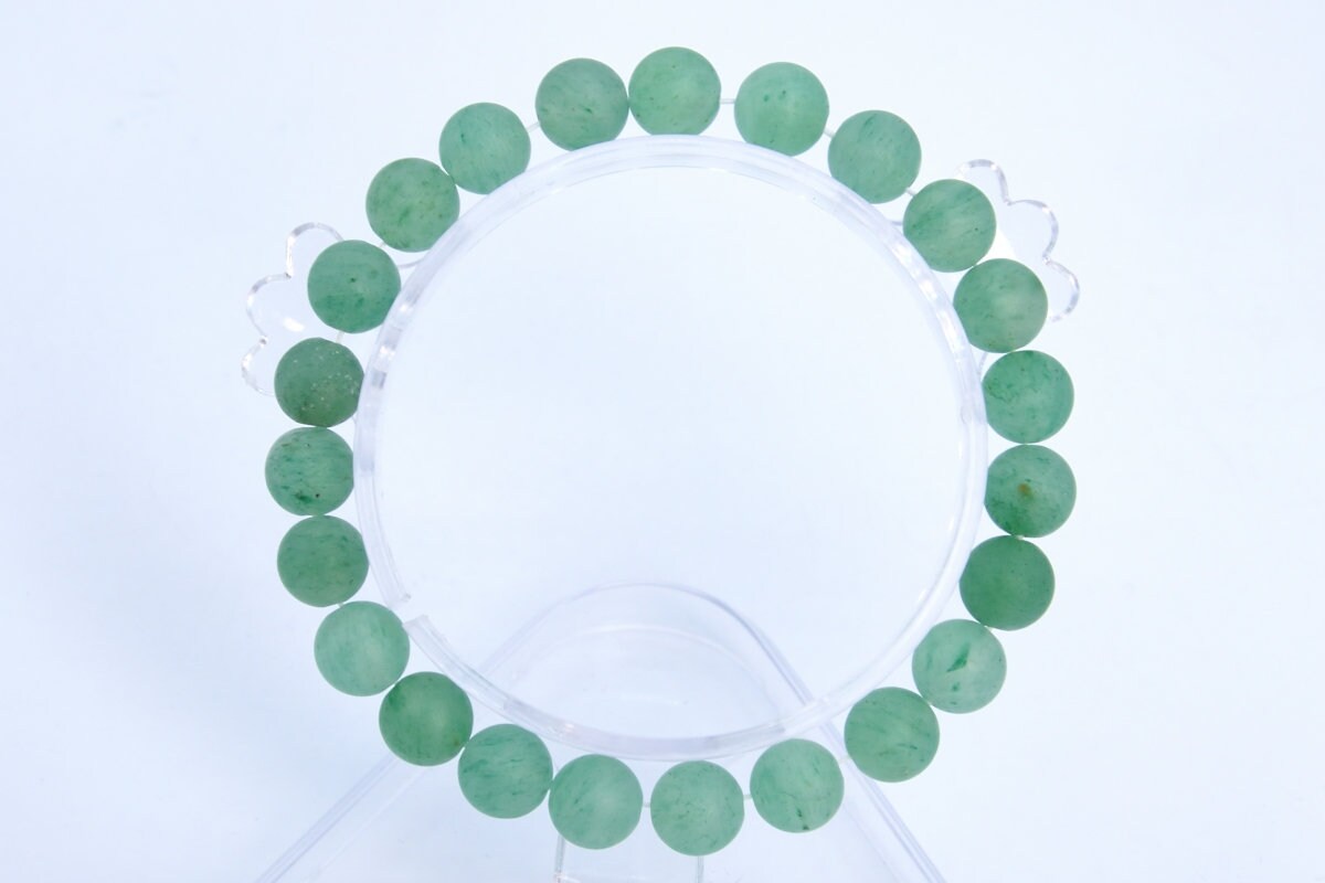 8mm Matte Parsley Bunch Aventurine Beads Bracelet Grade Aaa Genuine Natural Round Gemstone 7" Bulk Lot 1,3,5,10 And 50 (106740h-062)