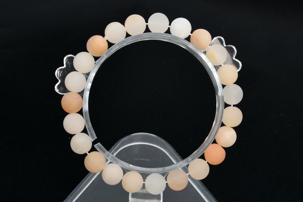 8mm Matte Pink Aventurine Beads Bracelet Grade Aaa Round Gemstone 7" Bulk Lot Options (106754h-074)