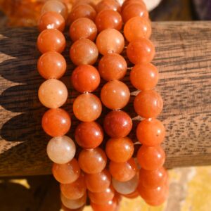 8mm Natural Orange Aventurine Stretchy Bracelet,handmade Women/men Bracelet,gemstone Round Bracelet,for Gift Bracelet,healing Round Bracelet