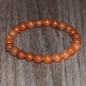 8mm Orange Aventurine Bracelet • Confidence & Creativity Gemstone Jewelry For Men, Women