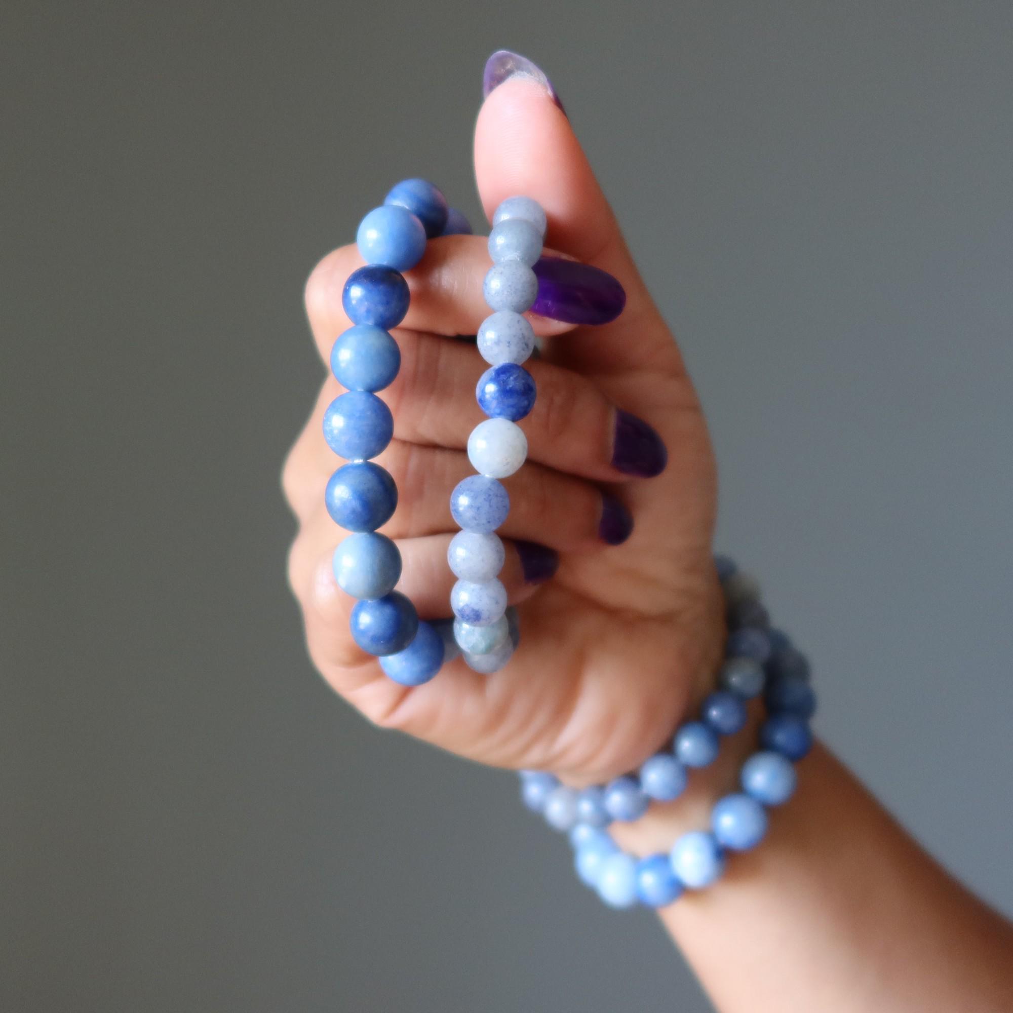 Blue Aventurine Bracelet Center Of Attention