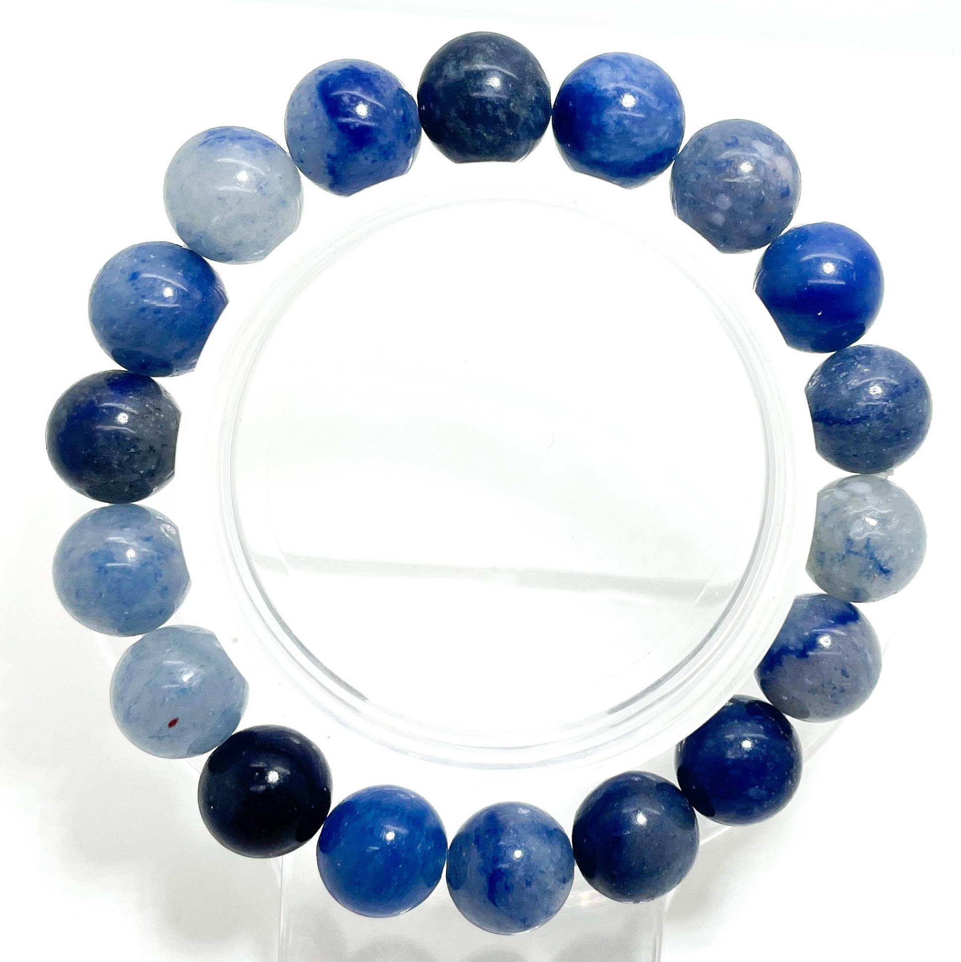 Blue Aventurine Bracelet, Smooth Polished Round Aventrine 4mm 8mm 10mm Bead Gemstone Handmade Stretch Beaded Bracelet - Pgb27 Blue Aventurine Bracelet, Smooth Polished Round Aventrine 4mm 8mm 10mm Bead Gemstone Handmade Stretch Beaded Bracelet - Pgb27