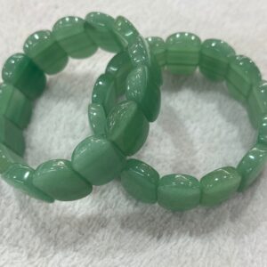Green Aventurine 14x20mm Rectangle Genuine Gemstone Beads Finished Jewelry Bracelet Supply - 1piece