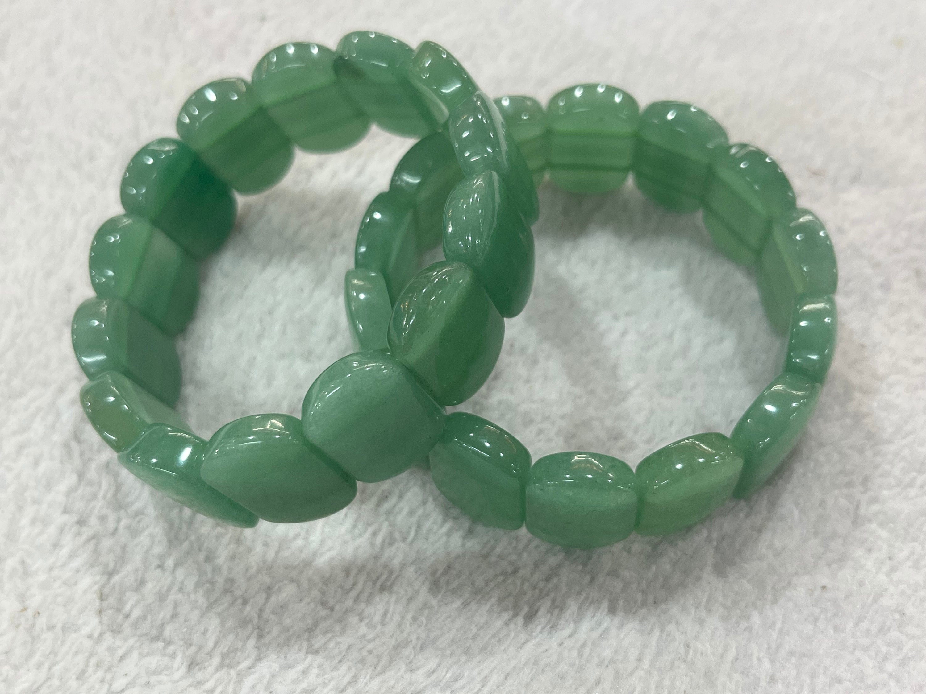 Green Aventurine 14x20mm Rectangle Genuine Gemstone Beads Finished Jewelry Bracelet Supply - 1piece Green Aventurine 14x20mm Rectangle Genuine Gemstone Beads Finished Jewelry Bracelet Supply - 1piece