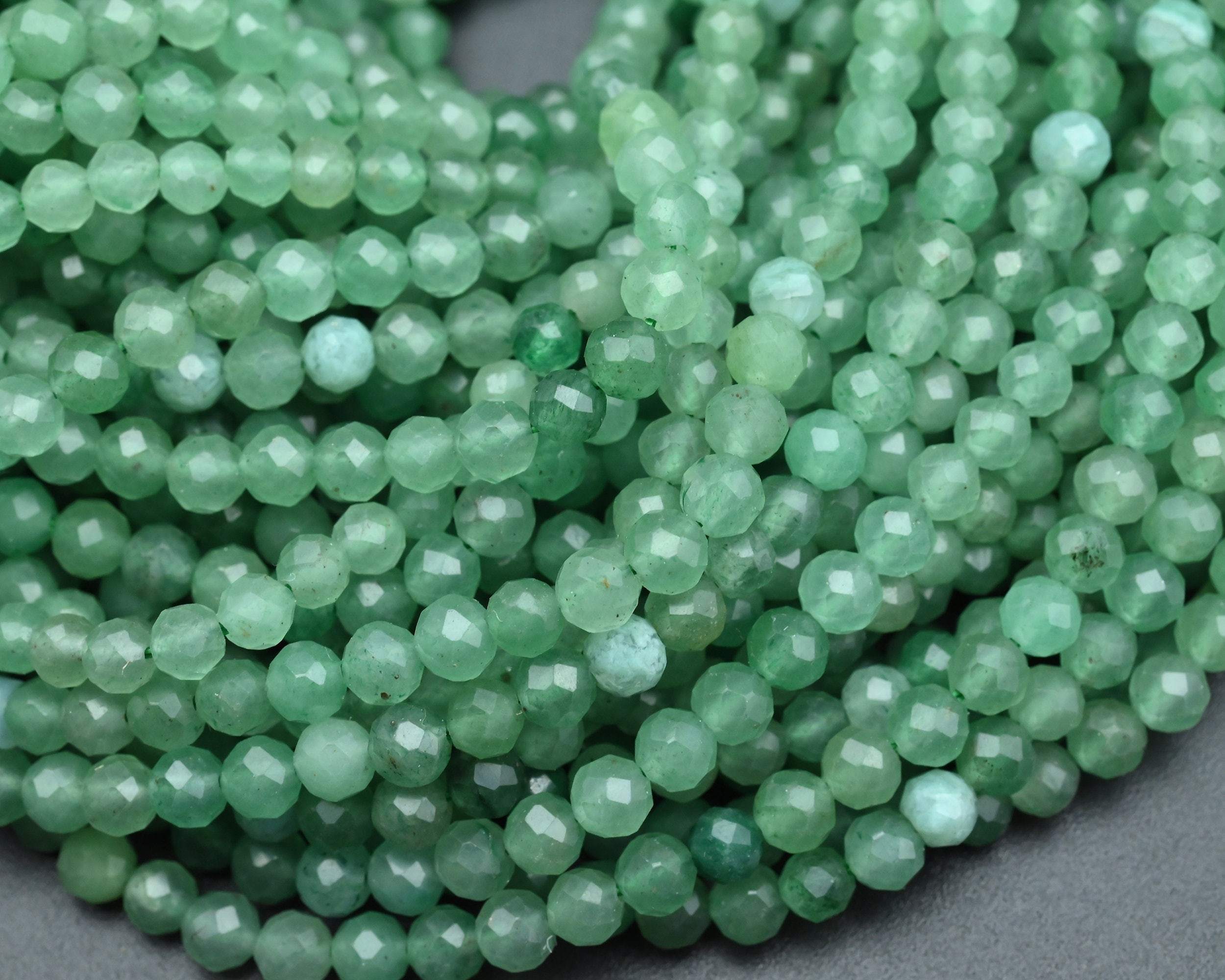 Natural Green Aventurine Faceted Round Beads,3mm/4mm Loose Faceted Beads,for Jewelry Diy Making Beads,bracelet Making Beads.wholesale Beads. Natural Green Aventurine Faceted Round Beads,3mm/4mm Loose Faceted Beads,for Jewelry Diy Making Beads,bracelet Making Beads.wholesale Beads.