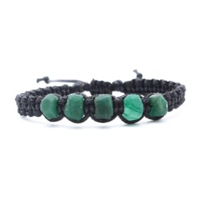 Raw Green Aventurine Bracelet - Thick Gemstone Bracelet