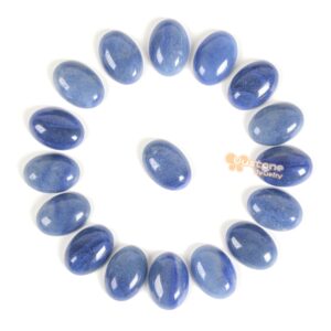 18mm Blue Aventurine gemstone oval cab cabochon 18mm Blue Aventurine gemstone oval cab cabochon