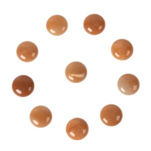 20mm Orange aventurine gemstone round cab cabochon 20mm Orange aventurine gemstone round cab cabochon