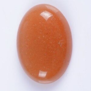 25mm Orange aventurine oval flatback cab cabochon 25mm Orange aventurine oval flatback cab cabochon