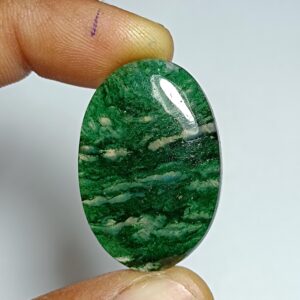 Natural Green Aventurine Cabochon For Jewelry Making (35x23mm) Natural Green Aventurine Cabochon For Jewelry Making (35x23mm)